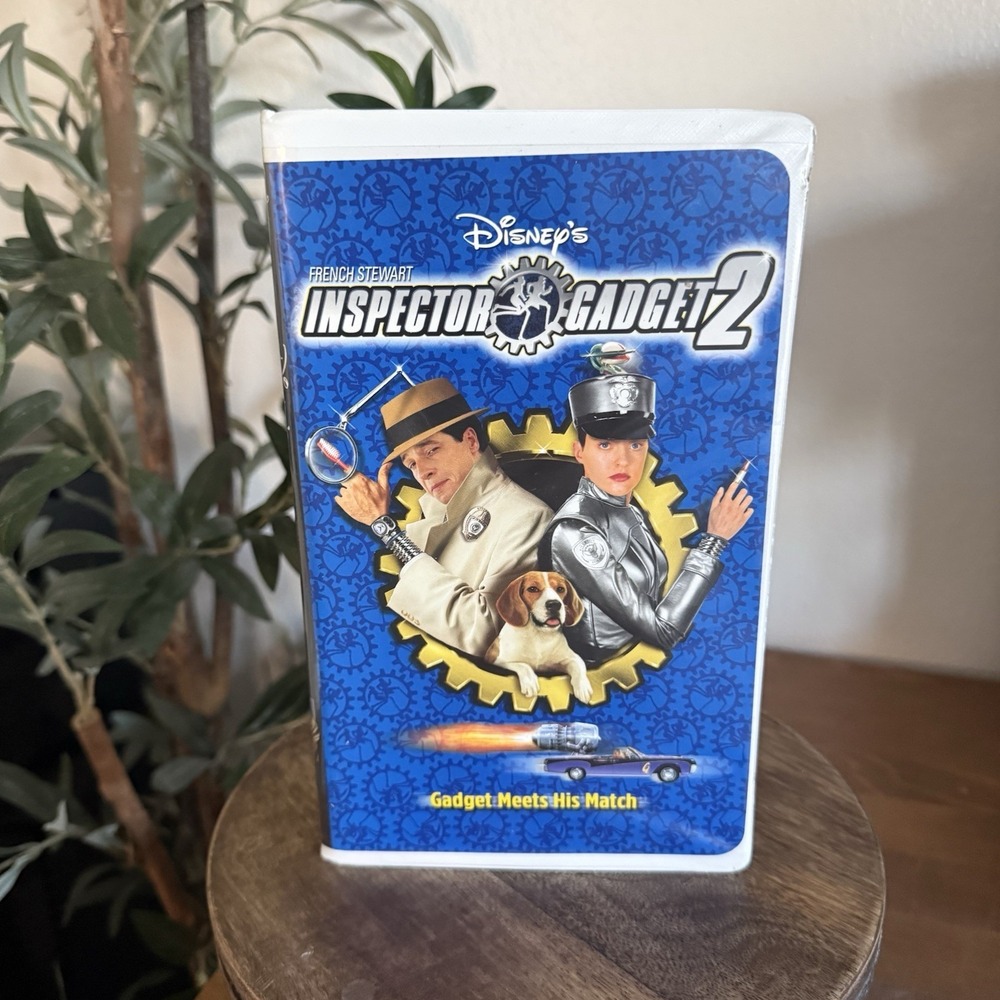 2003 Disney Inspector Gadget 2 VHS French Stewart Elaine Hendrix Clamshell RARE